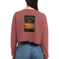 Damen-Pullover in Mauve mit Motiv „Steg an der Planke“