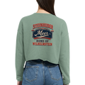 Damen-Pullover in Staubblau mit Motiv „Home of Wilhelmstein“