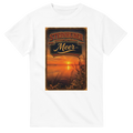 T-Shirt in Weiß mit Motiv „Sunset am Steinhuder Meer“