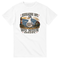 T-Shirt in Weiß mit Motiv „Zuhause ist, wo Moin genügt. Möwe“