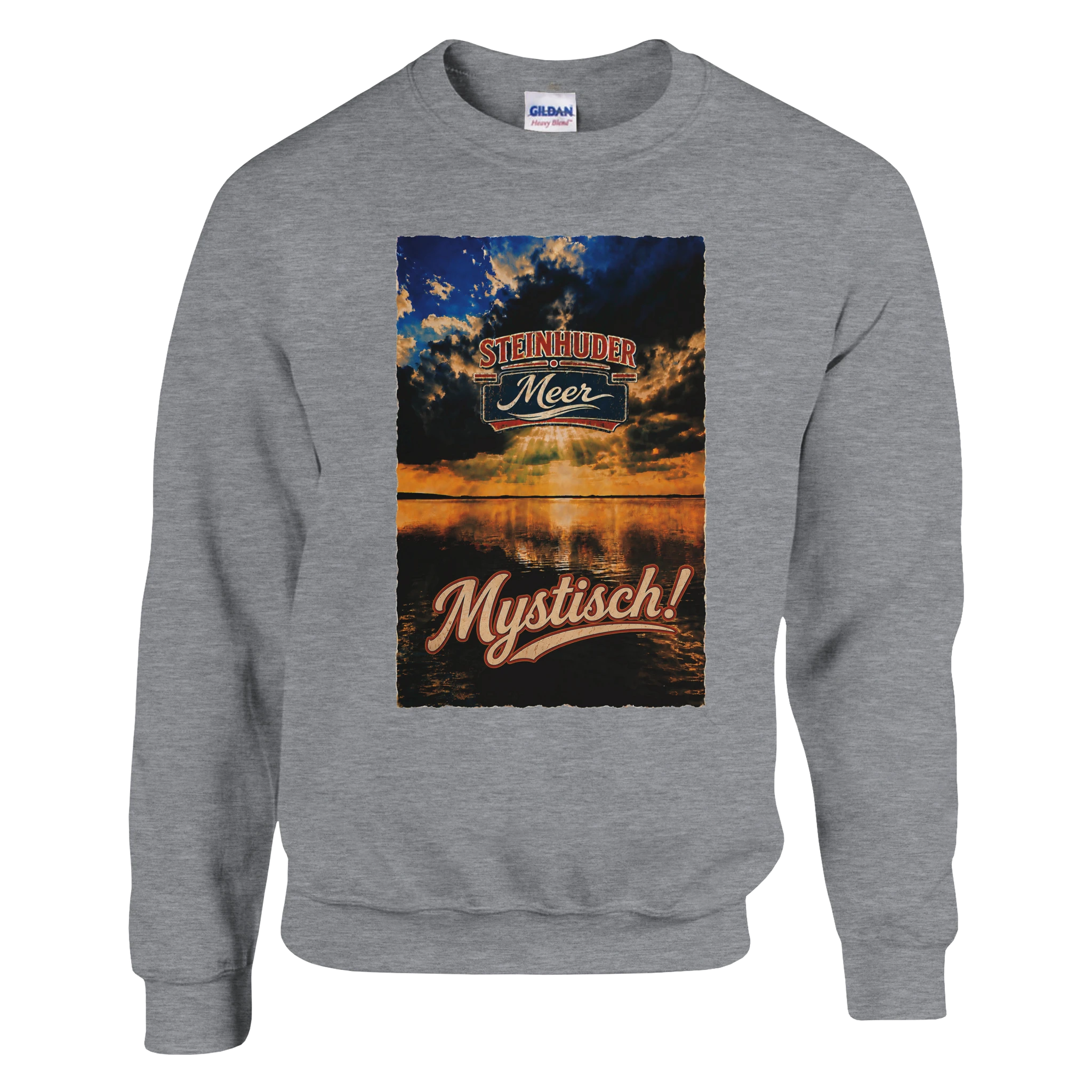 Pullover in Weiß mit Motiv „Mystisch“