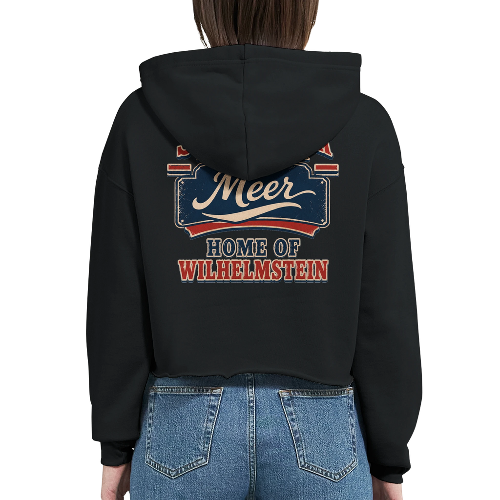 Damen-Hoodie in Weiß mit Motiv „Home of Wilhelmstein“