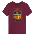 Damen-T-Shirt in Weiß mit Motiv „White Night am Wilhelmstein mit Sunset“