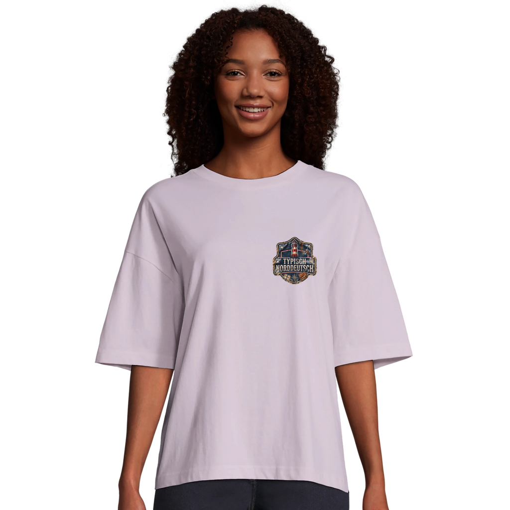 Damen-T-Shirt in Hellgelb mit Motiv „Wind im Gesicht. Heimat im Herzen.“