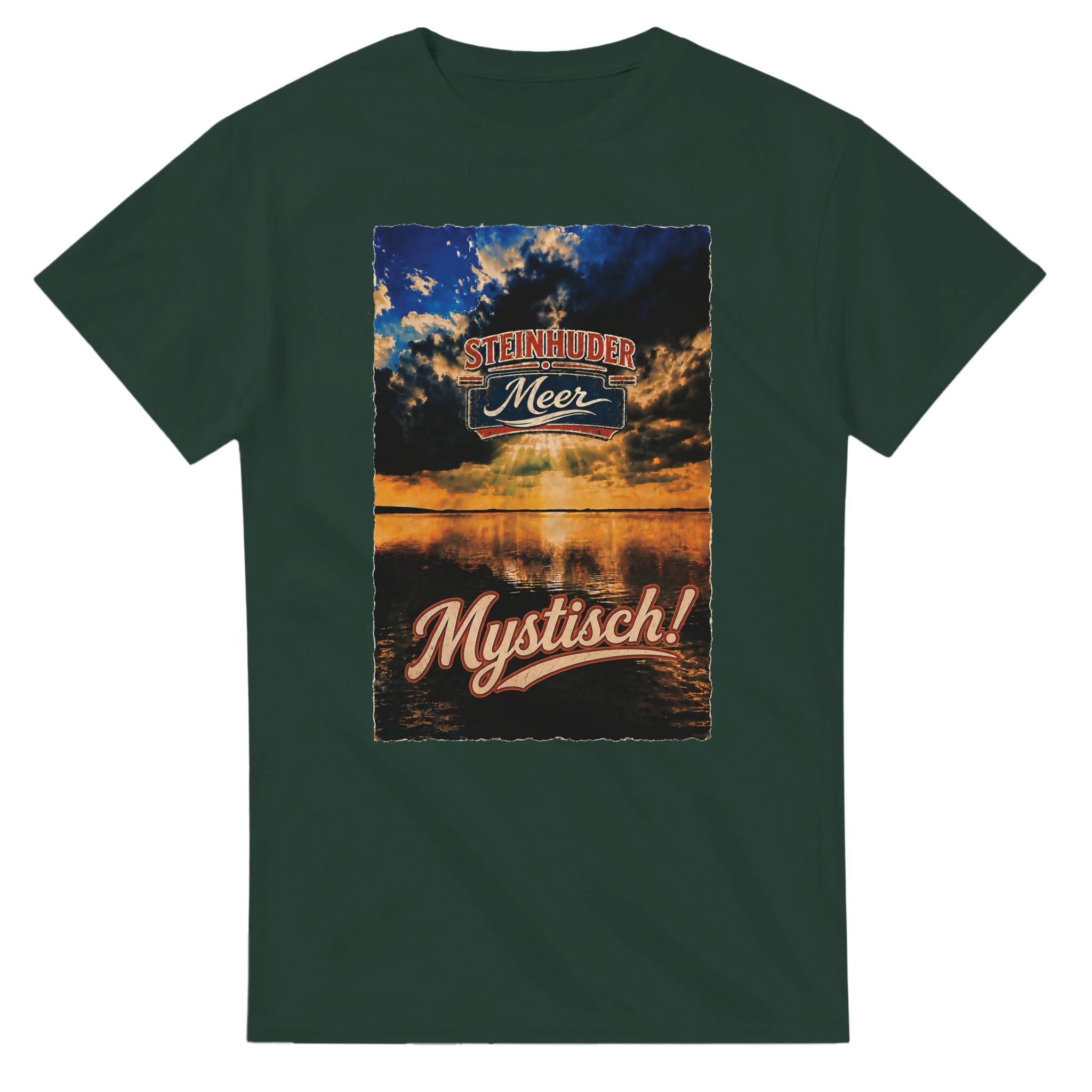 T-Shirt in Weiß mit Motiv „Mystisch“