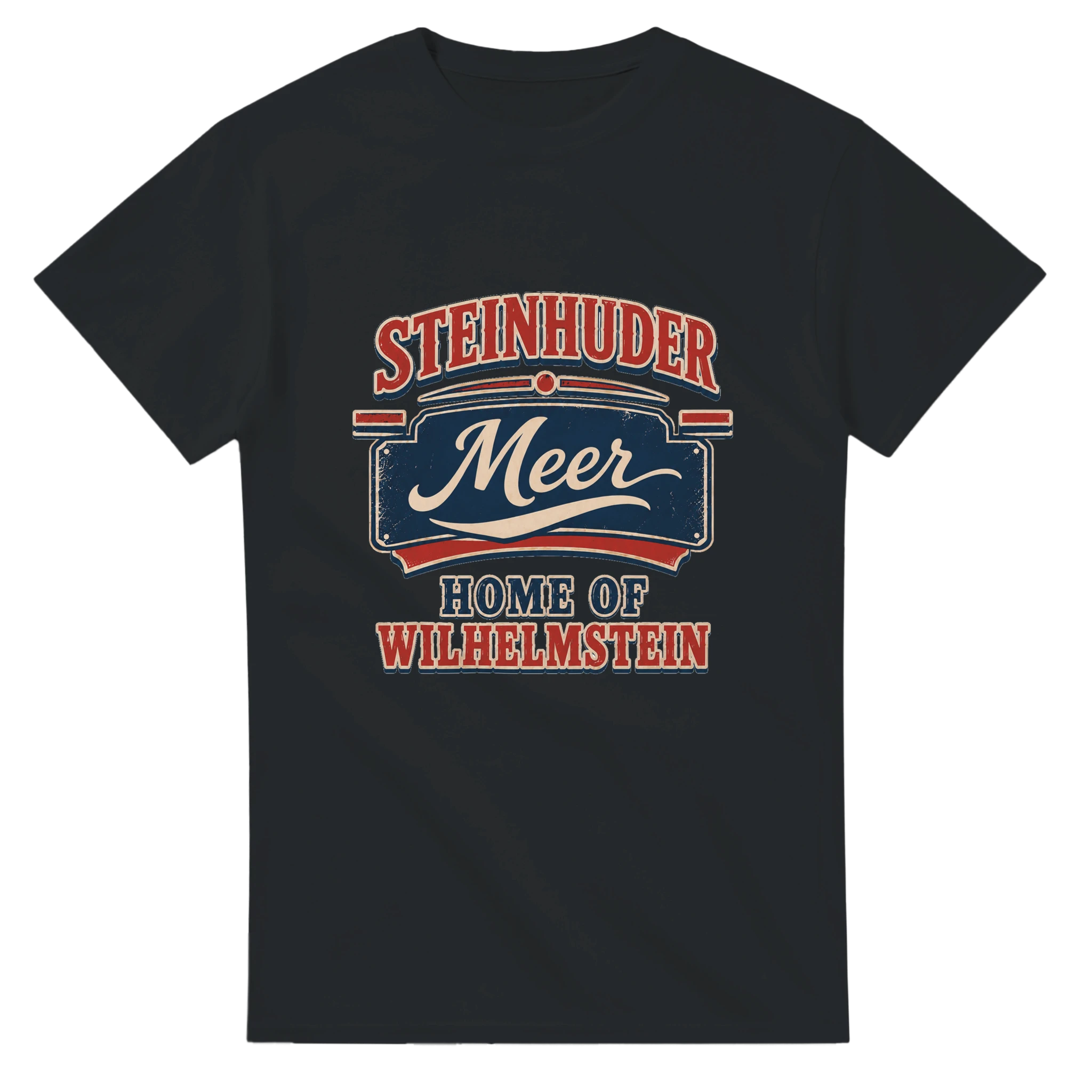 T-Shirt in Natur mit Motiv „Home of Wilhelmstein“