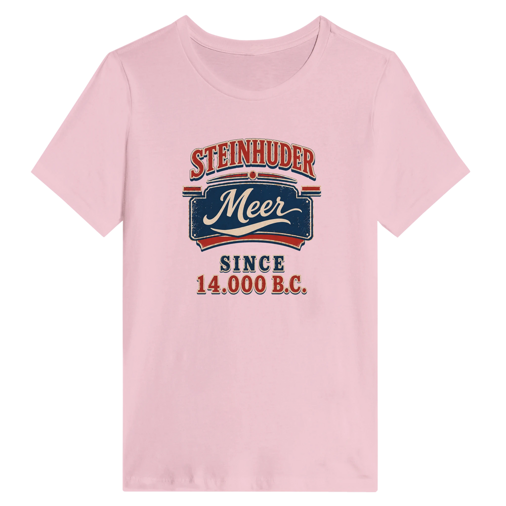 Damen-T-Shirt in Zitronengelb mit Motiv „Since 14.000 B.C.“