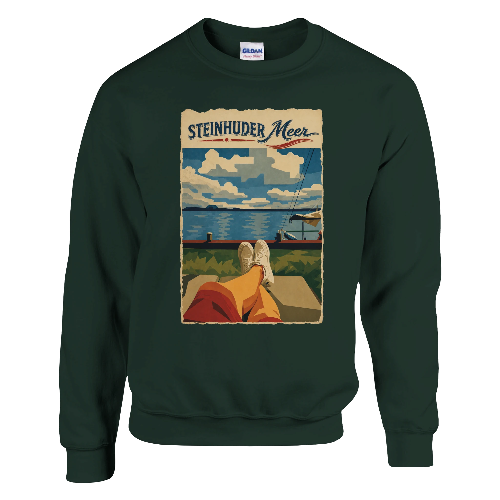 Pullover in Aschgrau mit Motiv „Chillout“