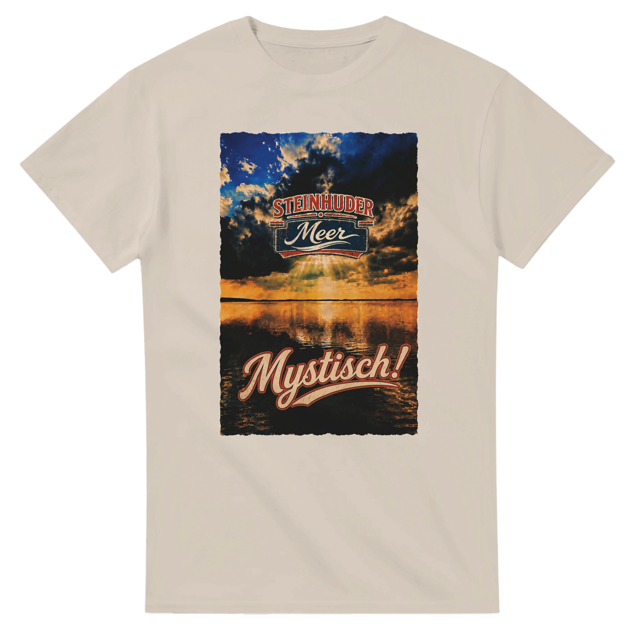 T-Shirt in Weiß mit Motiv „Mystisch“