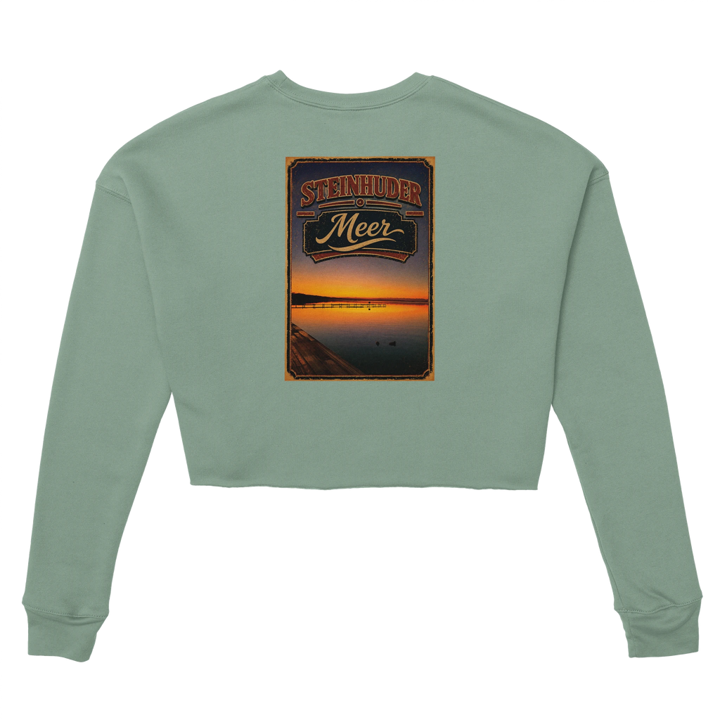 Damen-Pullover in Mauve mit Motiv „Steg an der Planke“