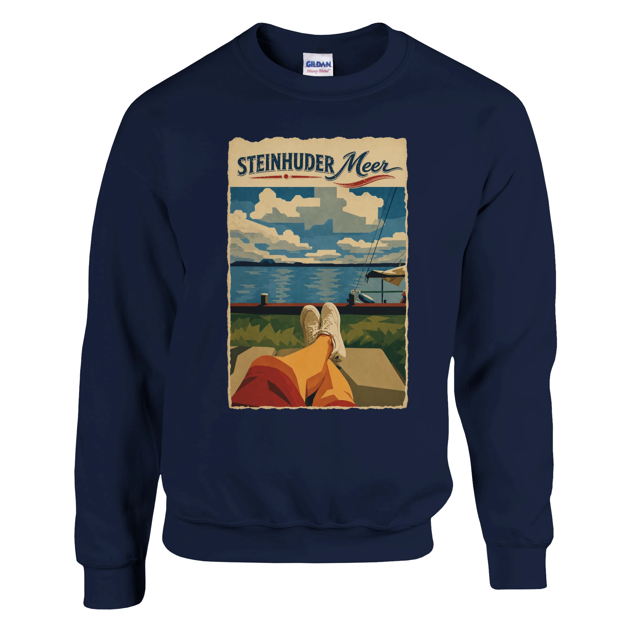 Pullover in Aschgrau mit Motiv „Chillout“
