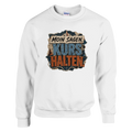 Pullover in Weiß mit Motiv „Moin sagen. Kurs halten.“