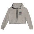 Damen-Hoodie in Weiß mit Motiv „Ich bin einmal rum“