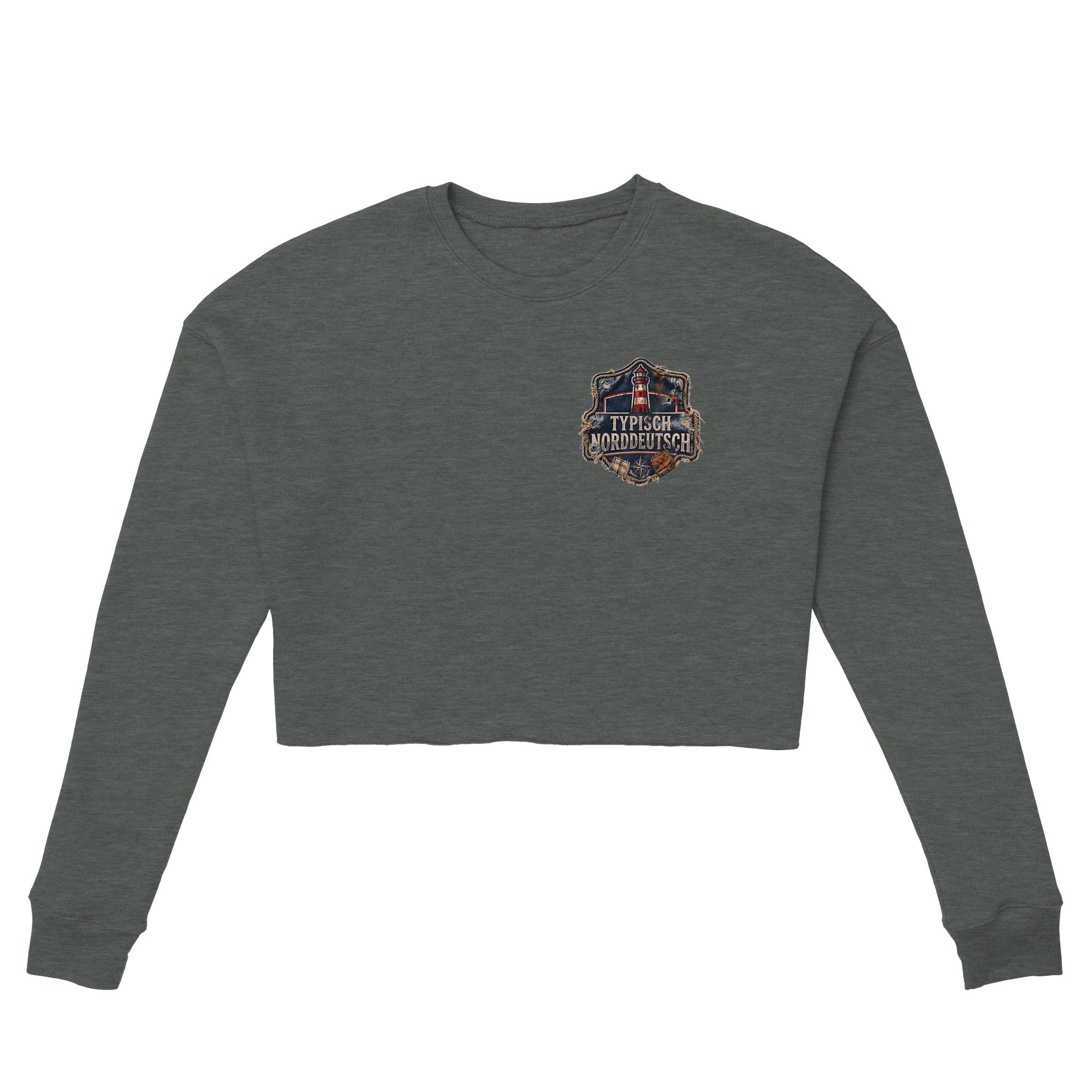 Damen-Pullover in Mauve mit Motiv „Sturmfest & Heimatverliebt Möwe“