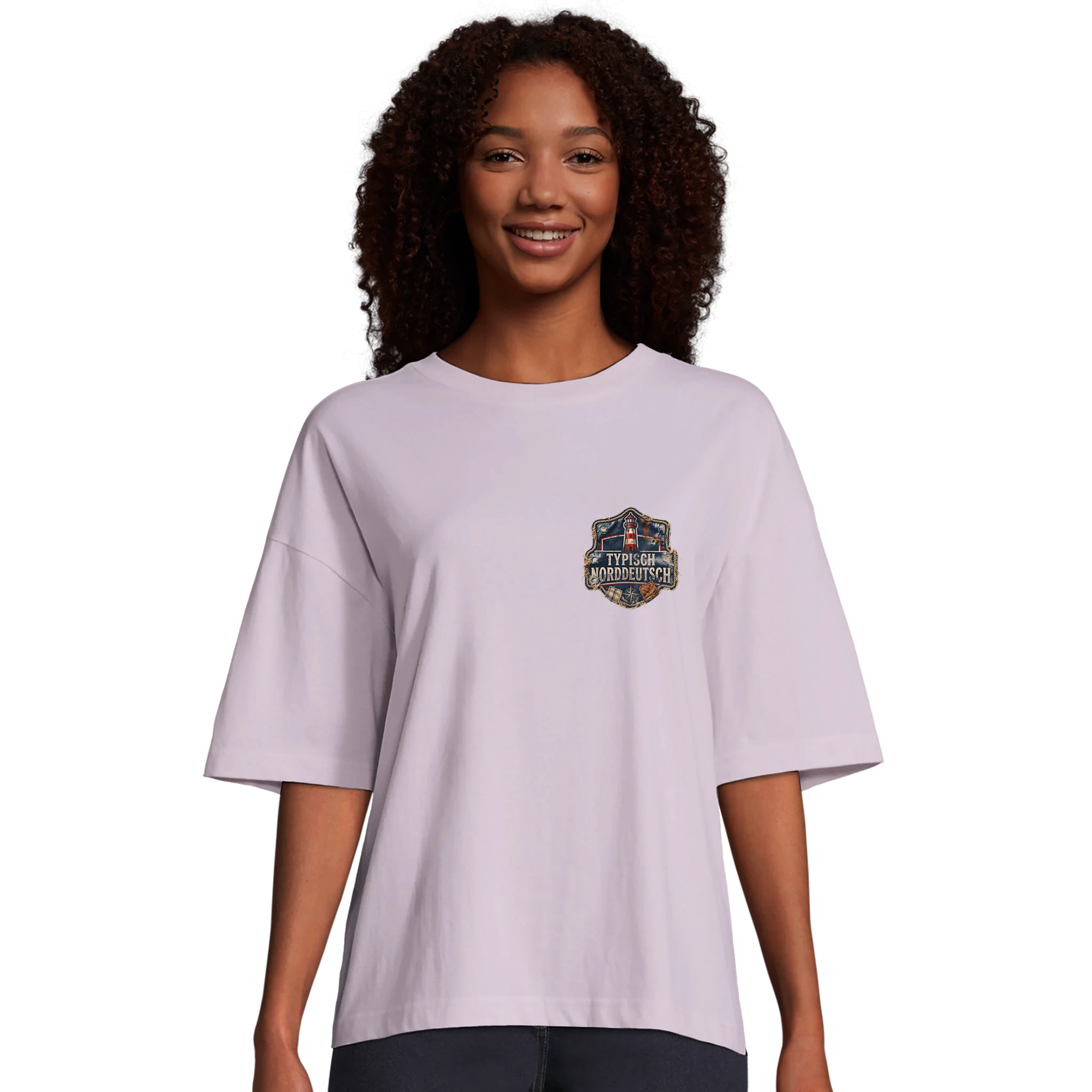 Damen-T-Shirt in Weiß mit Motiv „Heimat mit Herz“