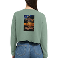 Damen-Pullover in Staubblau mit Motiv „Mystisch“