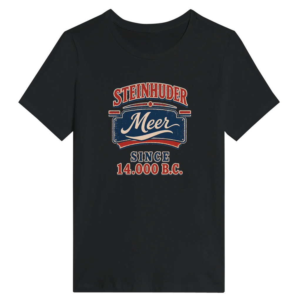 Damen-T-Shirt in Weiß mit Motiv „Since 14.000 B.C.“