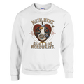 Pullover in Weiß mit Motiv „Mein Herz schlägt NORDWÄRTS. Möwe“