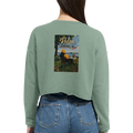 Damen-Pullover in Mauve mit Motiv „Relax und Champagner“
