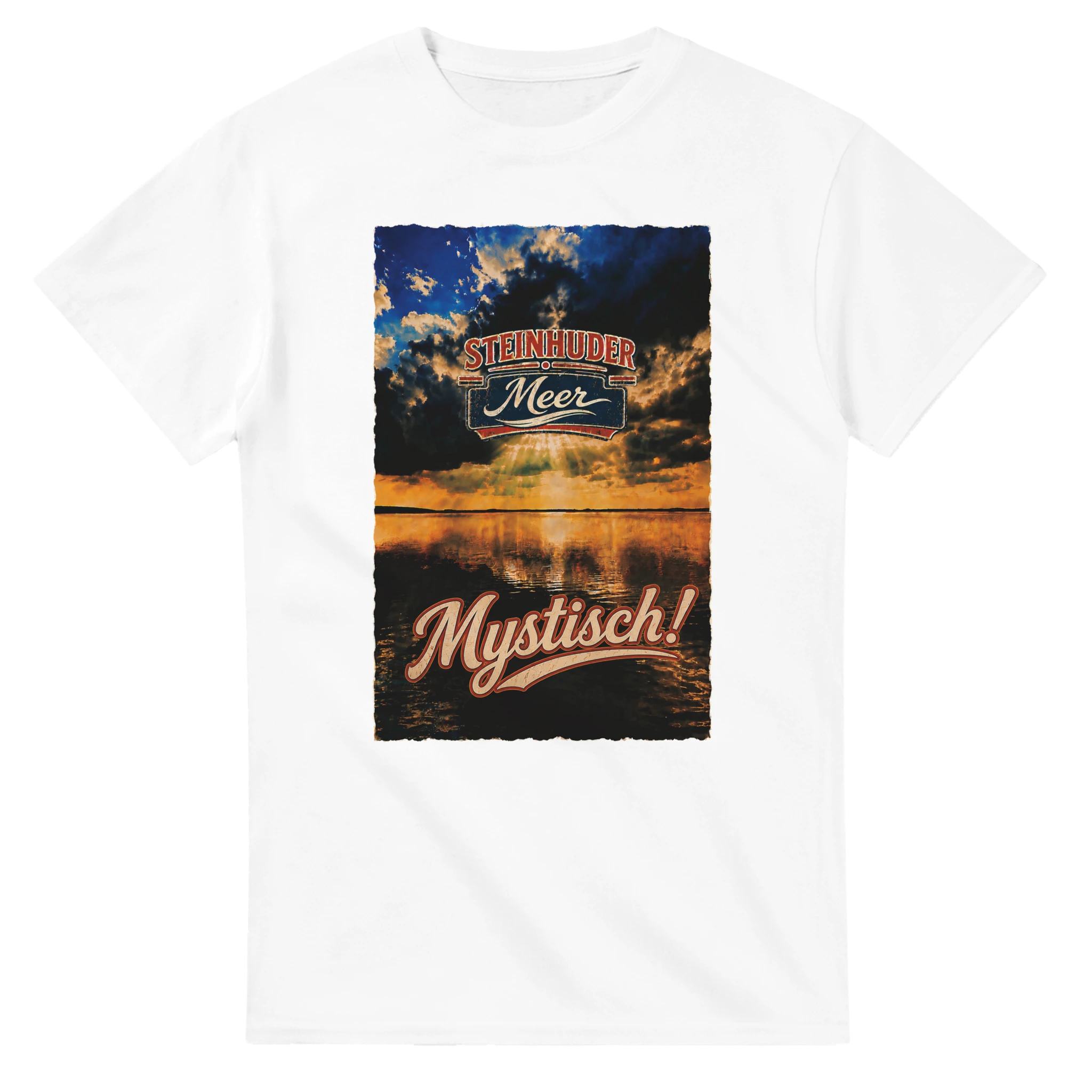 T-Shirt in Weiß mit Motiv „Mystisch“