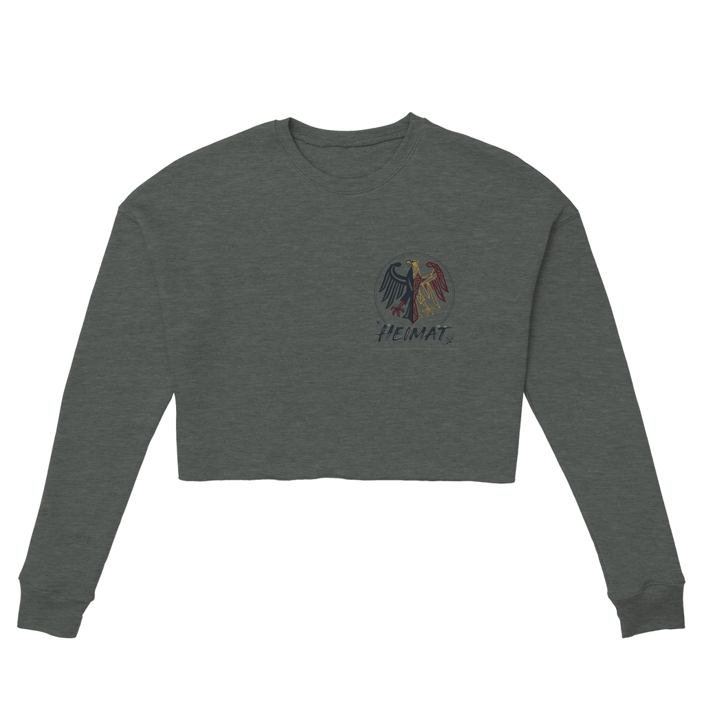 Damen-Pullover in Staubblau mit Motiv „Ich bin einmal rum“
