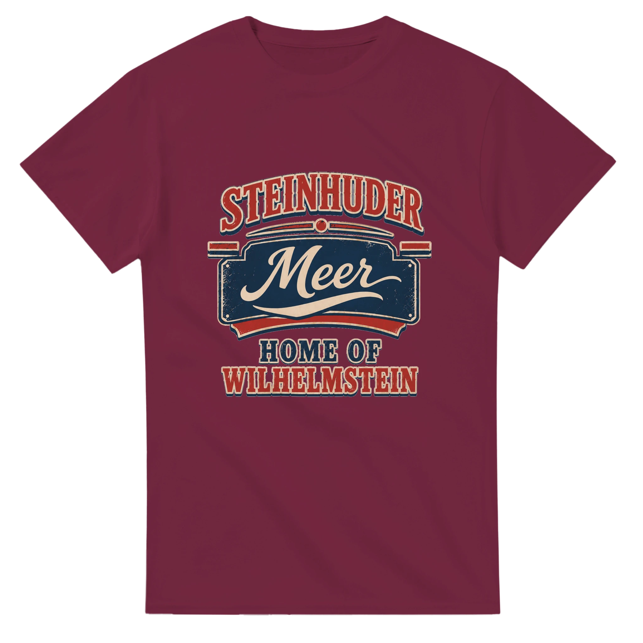 T-Shirt in Weiß mit Motiv „Home of Wilhelmstein“