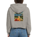 Damen-Hoodie in Pfirsich mit Motiv „Chillout“