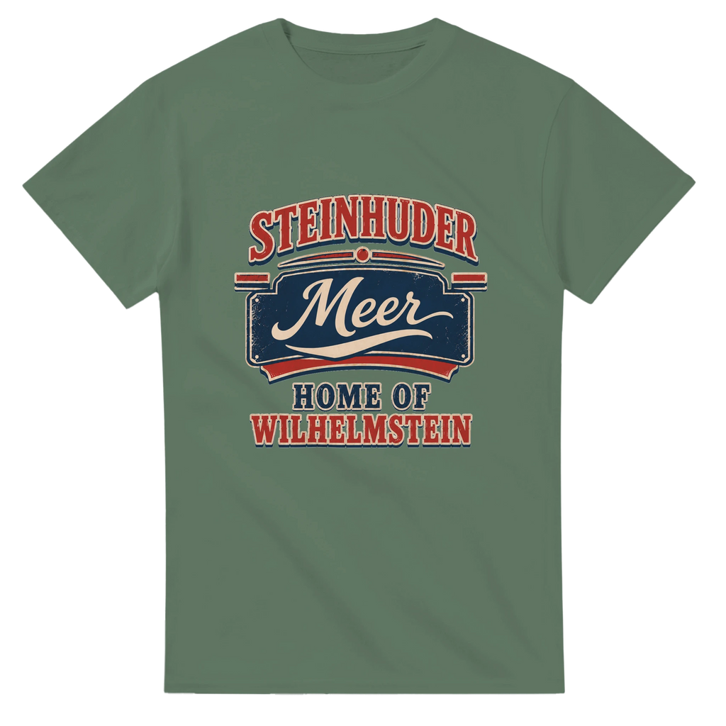 T-Shirt in Weiß mit Motiv „Home of Wilhelmstein“