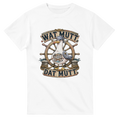T-Shirt in Weiß mit Motiv „Wat Mutt, Dat Mutt. Möwe“