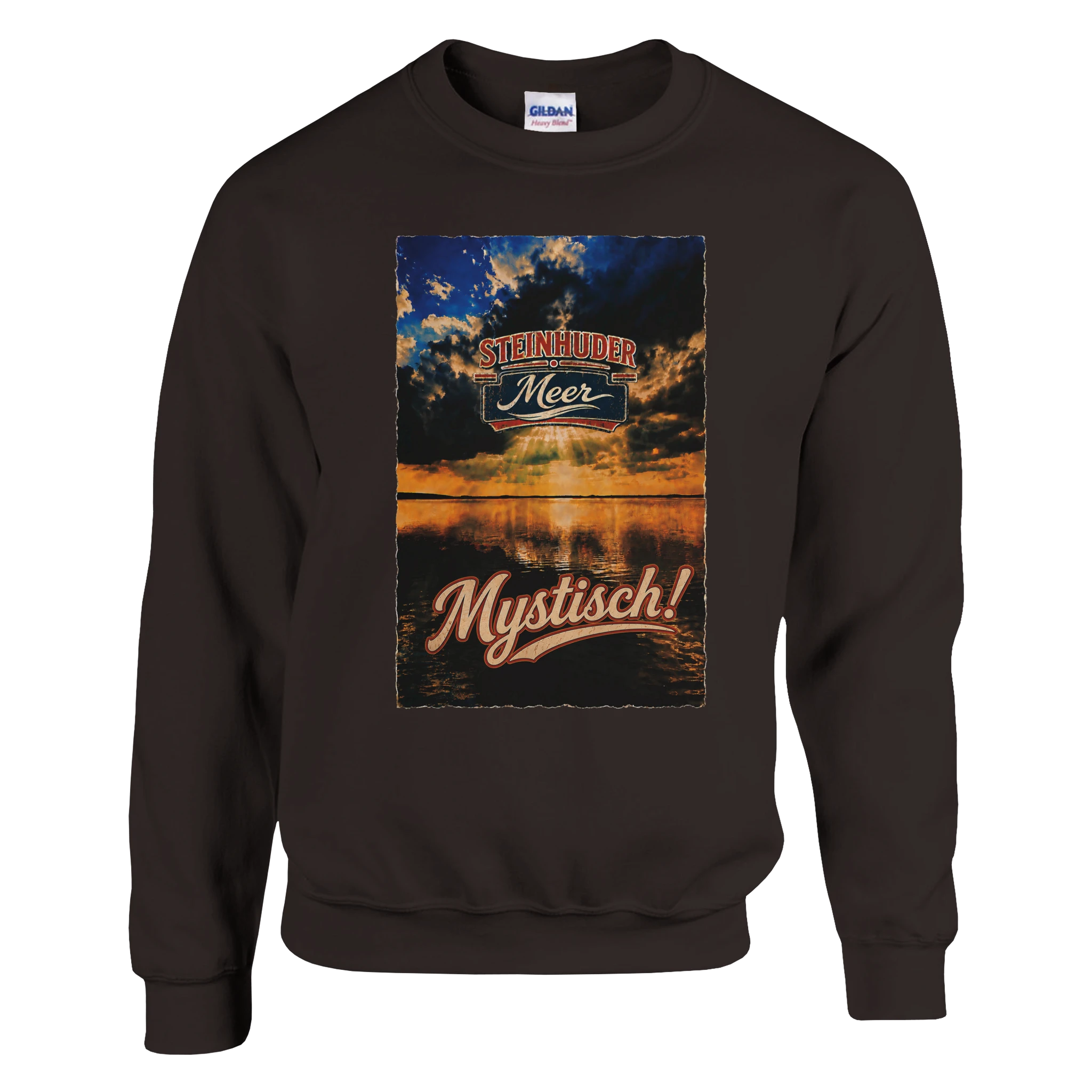 Pullover in Weiß mit Motiv „Mystisch“