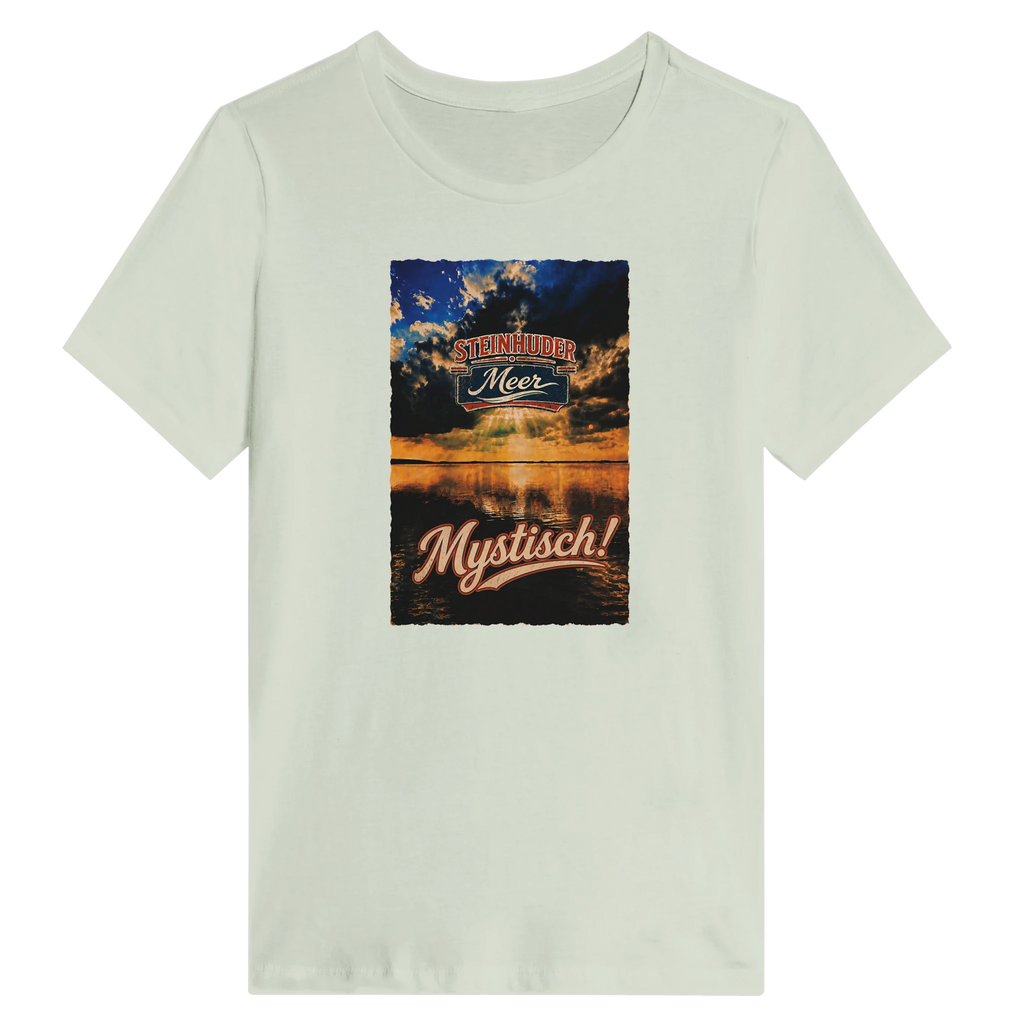Damen-T-Shirt in Weiß mit Motiv „Mystisch“