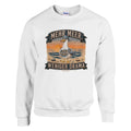 Pullover in Hellrosa mit Motiv „Mehr Meer. Weniger Drama.“