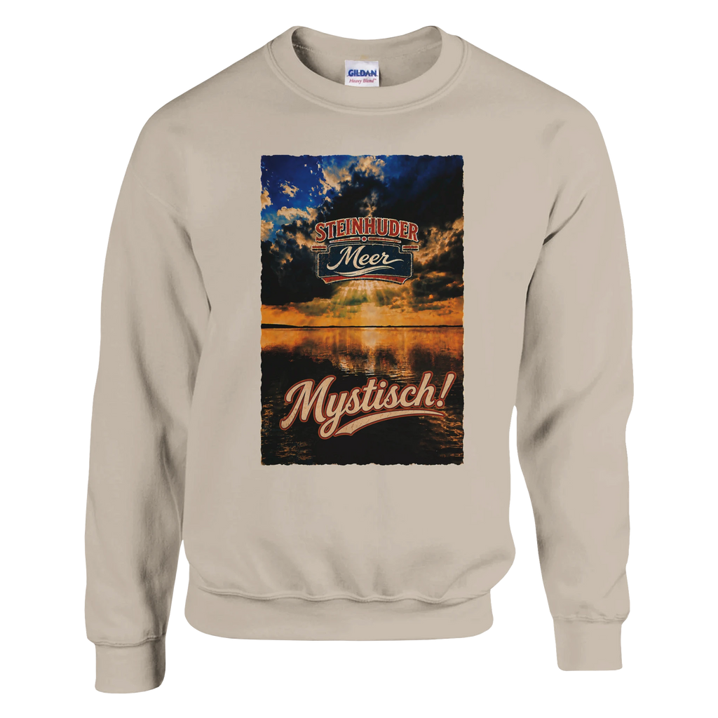 Pullover in Weiß mit Motiv „Mystisch“