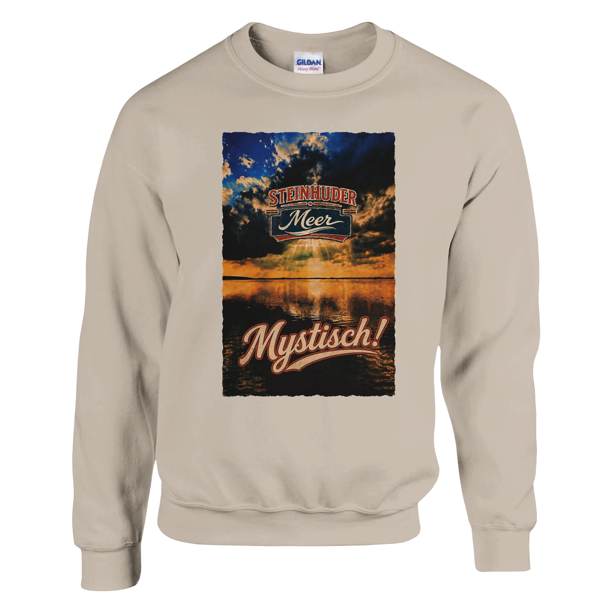 Pullover in Weiß mit Motiv „Mystisch“