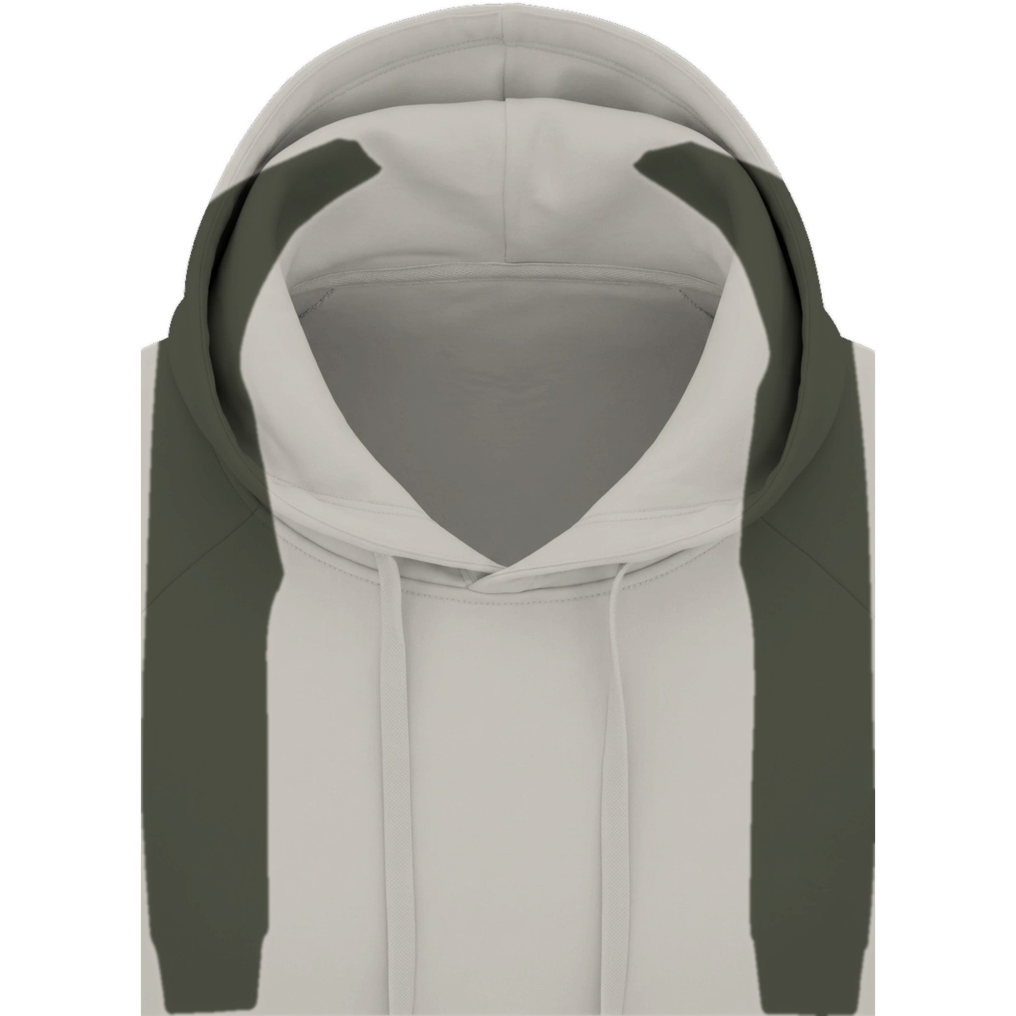 Hoodie in Ton mit Motiv „Gegenwind formt den Charakter“