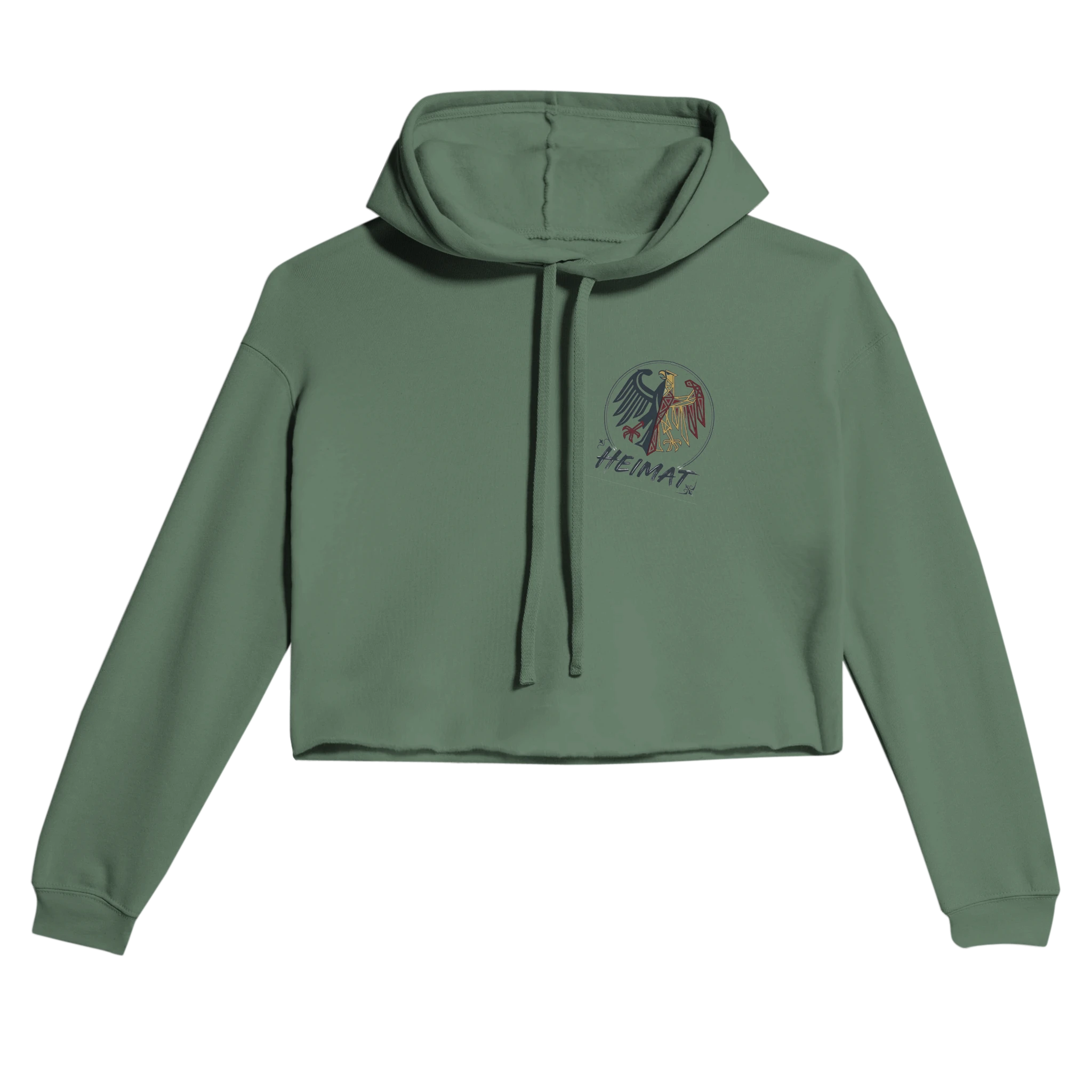 Damen-Hoodie in Pfirsich mit Motiv „Kapitän an Bord“
