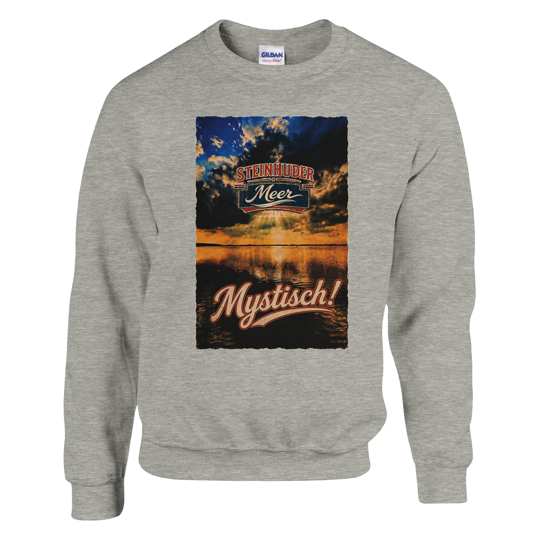 Pullover in Weiß mit Motiv „Mystisch“