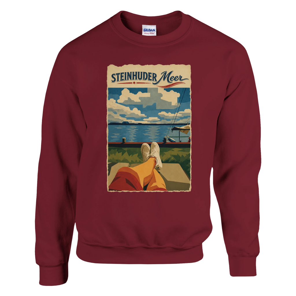 Pullover in Aschgrau mit Motiv „Chillout“