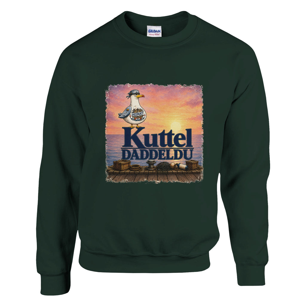 Pullover in Hellrosa mit Motiv „Kuttel Daddeldu“