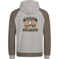 Hoodie in Ton mit Motiv „Mehr Meer. Weniger Drama.“