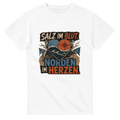 T-Shirt in Natur mit Motiv „Salz im Blut Norden im Herzen“