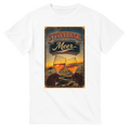 T-Shirt in Natur mit Motiv „Stößchen bei Sunset“