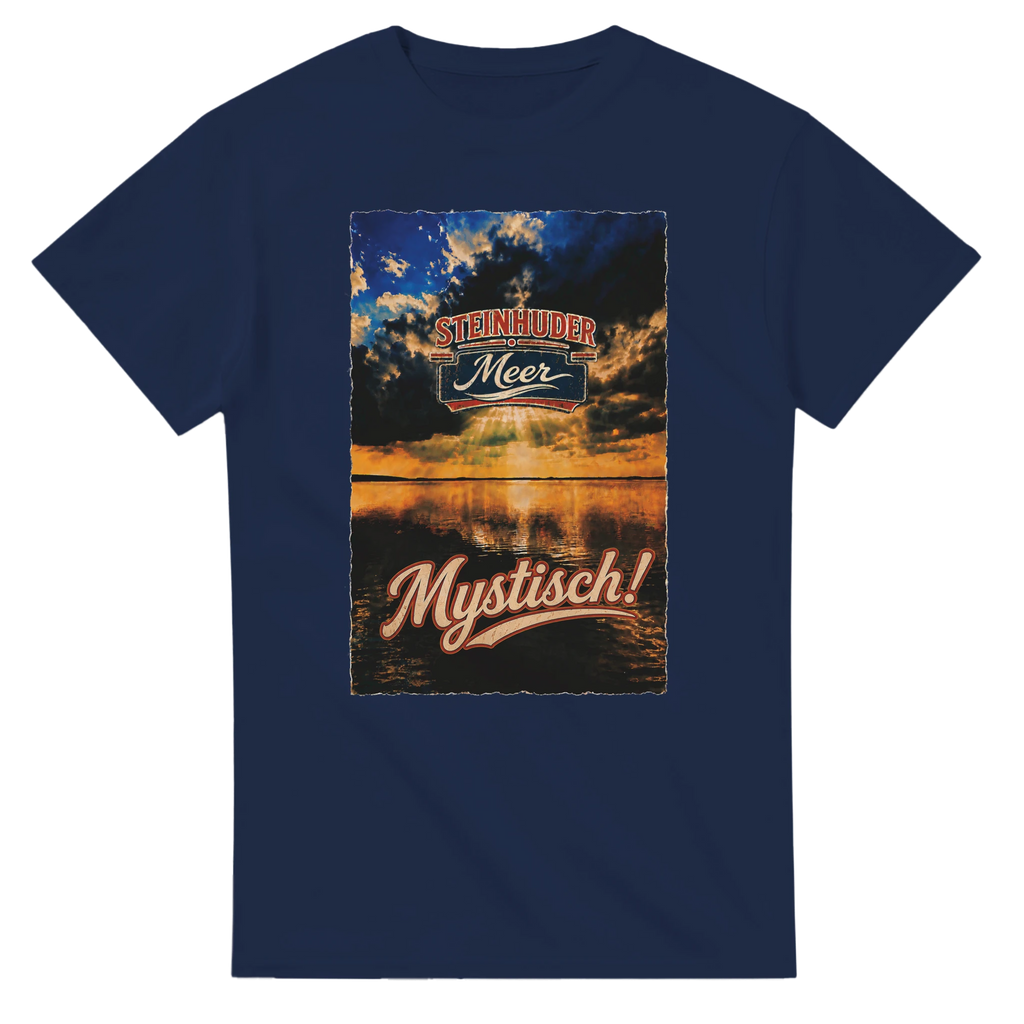 T-Shirt in Natur mit Motiv „Mystisch“