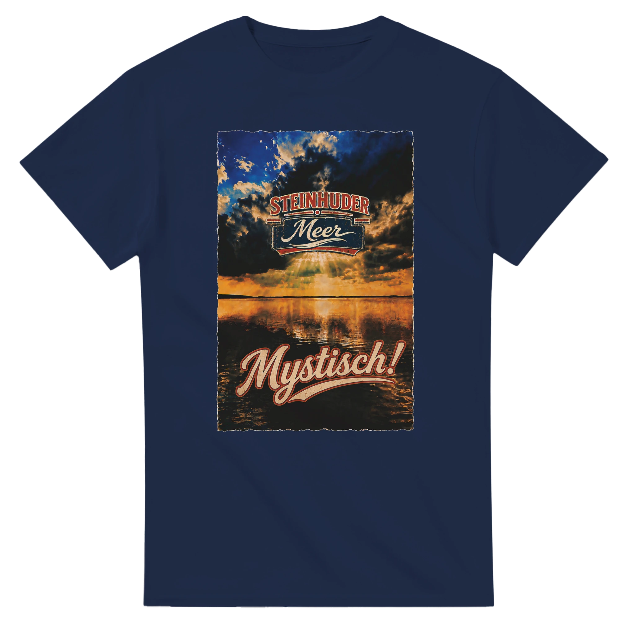T-Shirt in Natur mit Motiv „Mystisch“