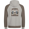 Hoodie in Ton mit Motiv „Heimat Salz Schnauze“