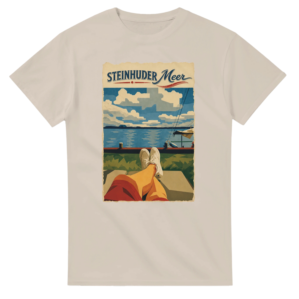 T-Shirt in Weiß mit Motiv „Chillout“
