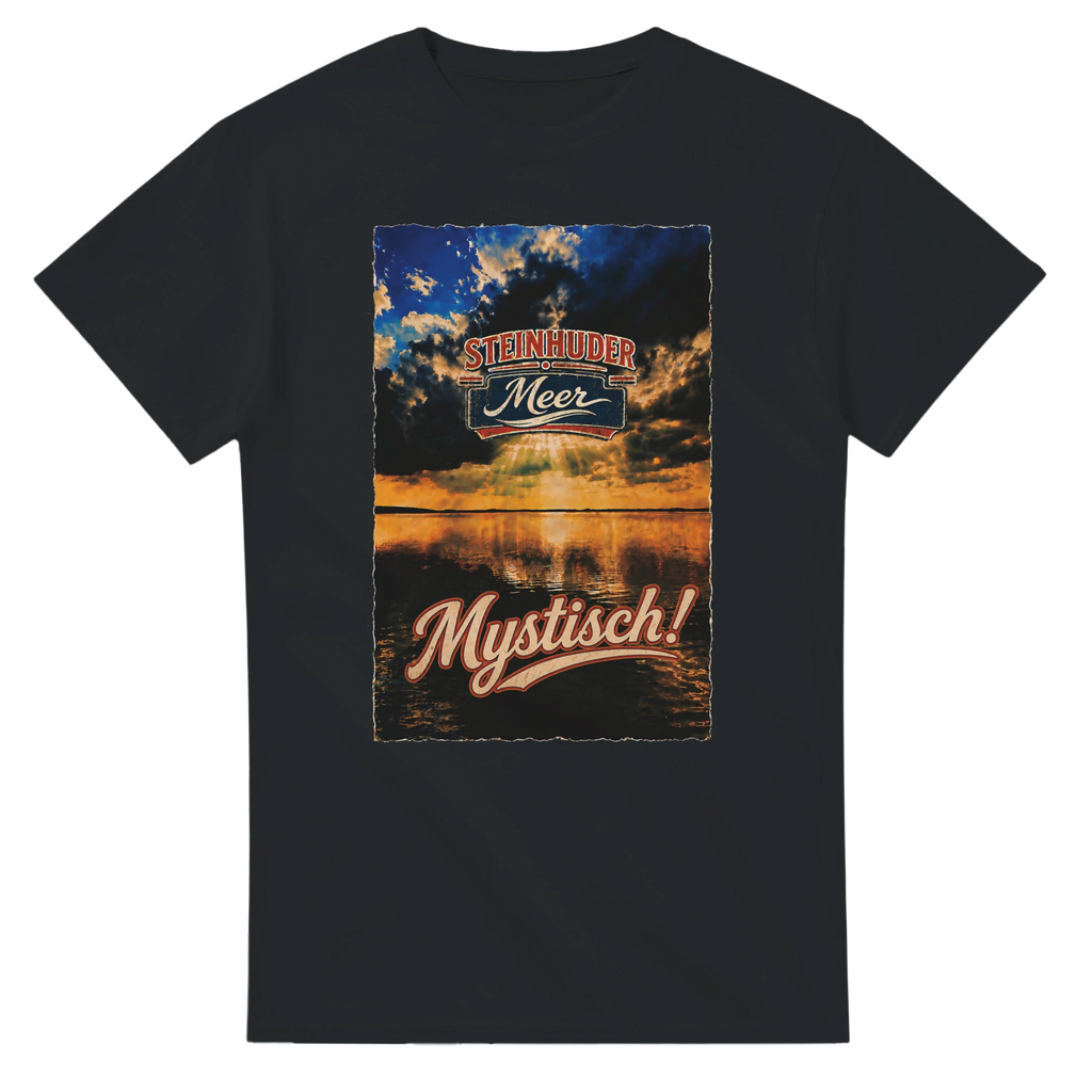 T-Shirt in Natur mit Motiv „Mystisch“